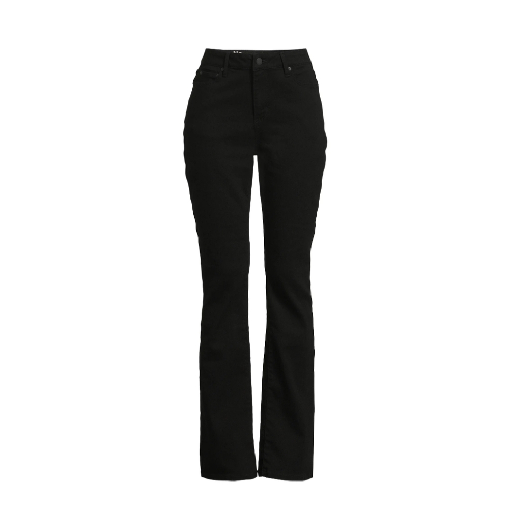 No Boundaries Women's Size 00 Mid Rise Bootcut Jeans Black